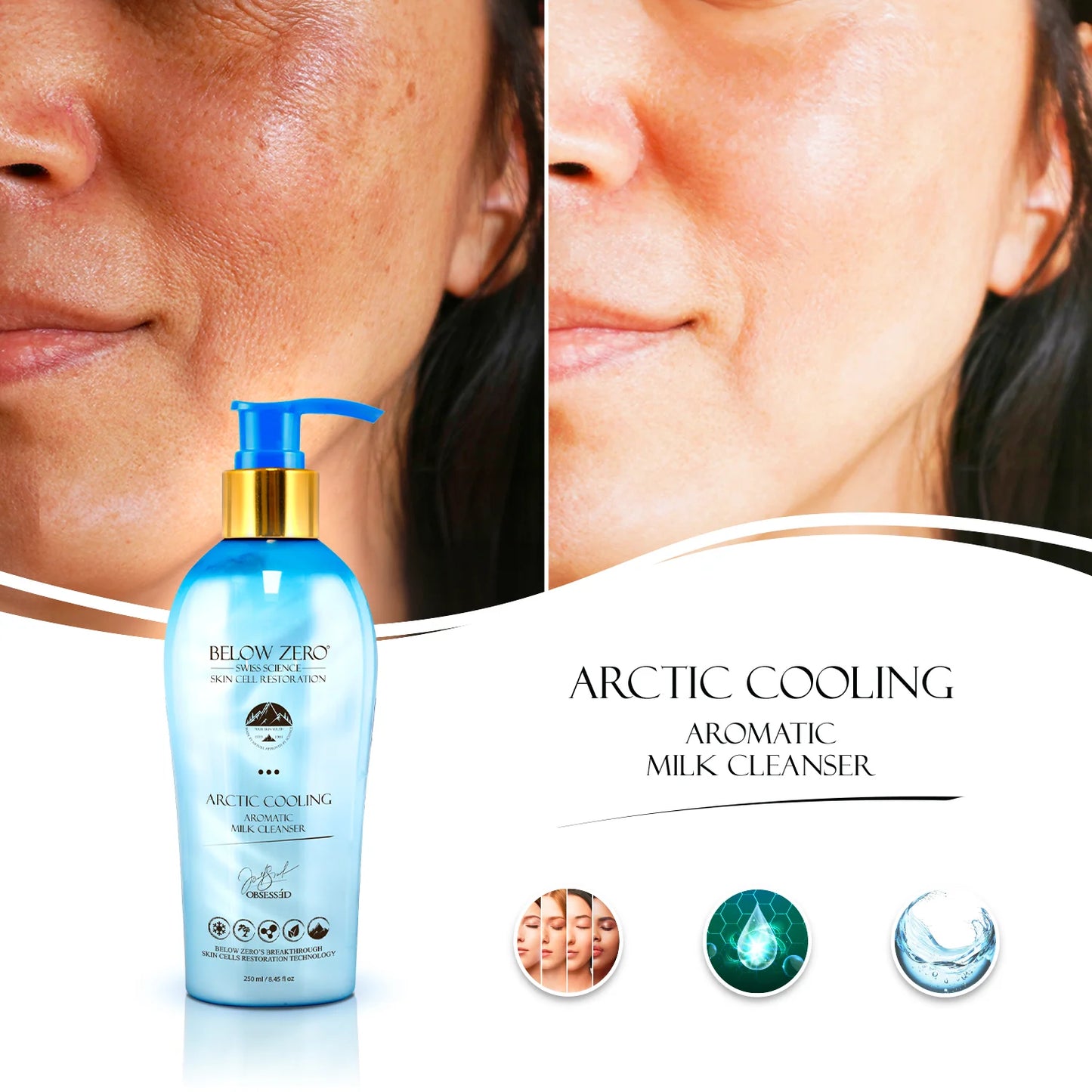 Below Zero Arctic Cooling Aromatic Milk Cleanser